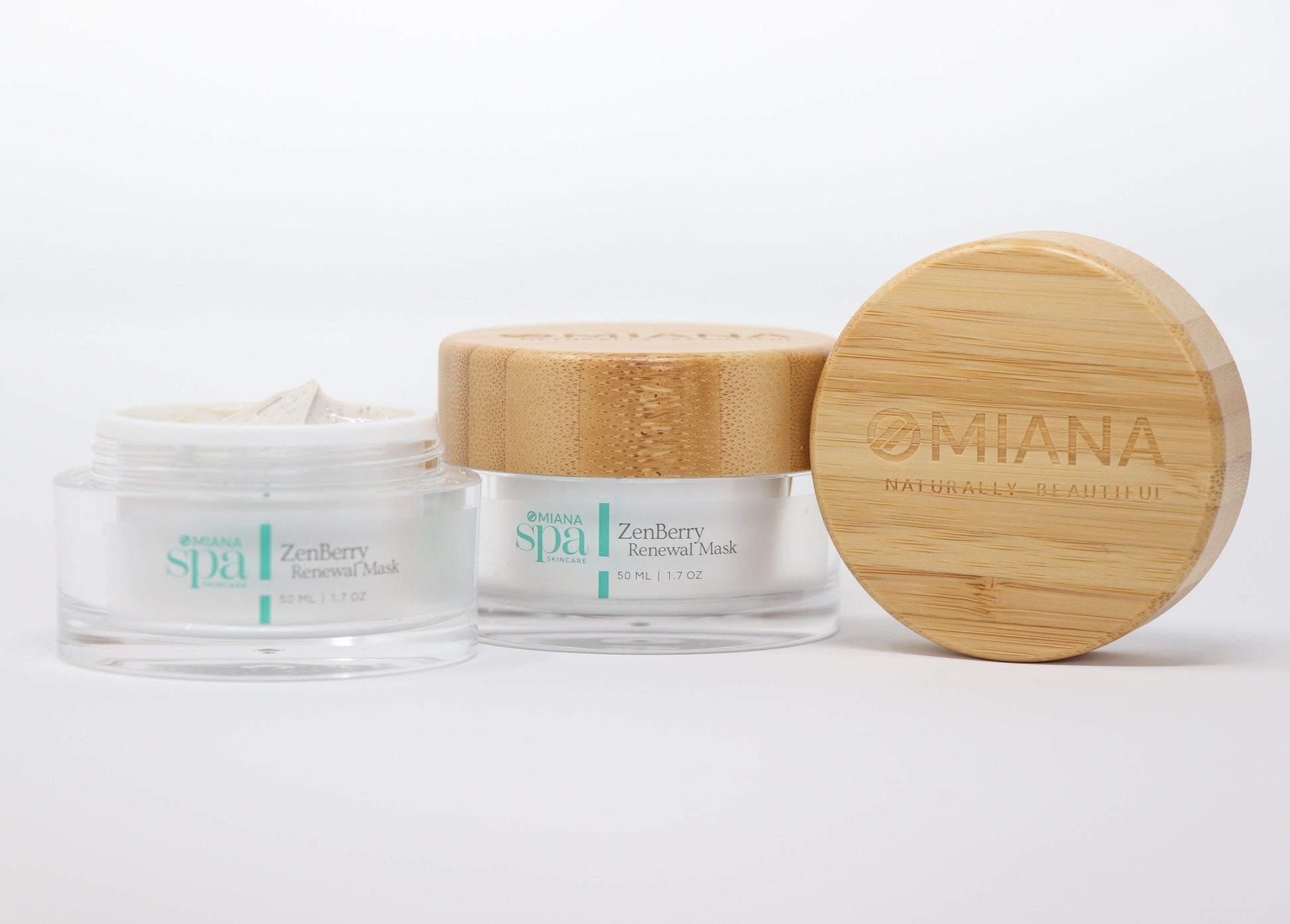 Omiana Natural Cosmetics Exfoliant ZenBerry Renewal Mask - Made without GMOs, Toxins, Artificial Fragrances, & More!