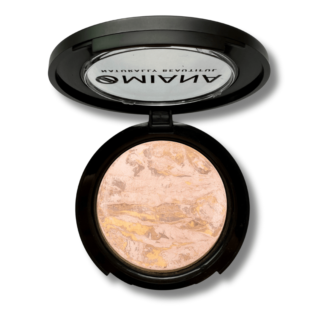 Omiana Natural Cosmetics Foundation Tuscan Adaptive Pressed Powder Foundation - Titanium Dioxide-Free, & More!
