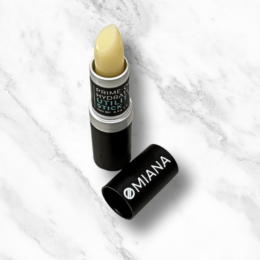 Omiana Natural Cosmetics Multi-Task / Skincare Prime-or-Hydrate Utility Stick - Titanium Dioxide-Free, Paraben-Free, & More!